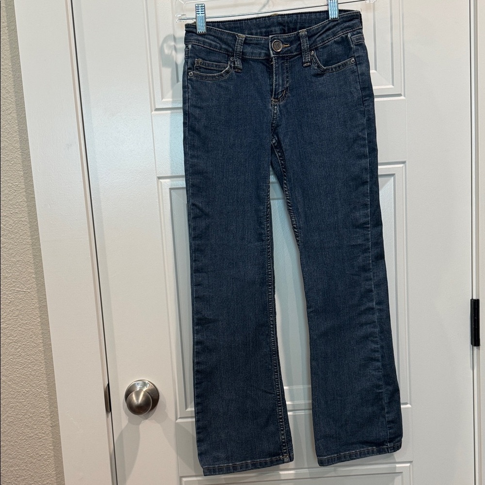 Wrangler Kids Dark Wash Bootcut Jeans - Picture 1 of 6